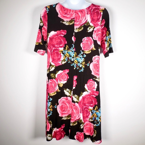 NWT Agnes & Dora XS Swing Tunic Dress Floral - Picture 4 of 7